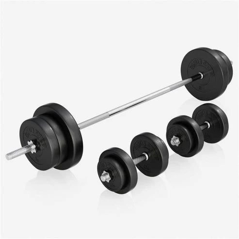 Bänkpress Paket 70 kg – Skivstång, Vikter & Bänk för Hemmagym